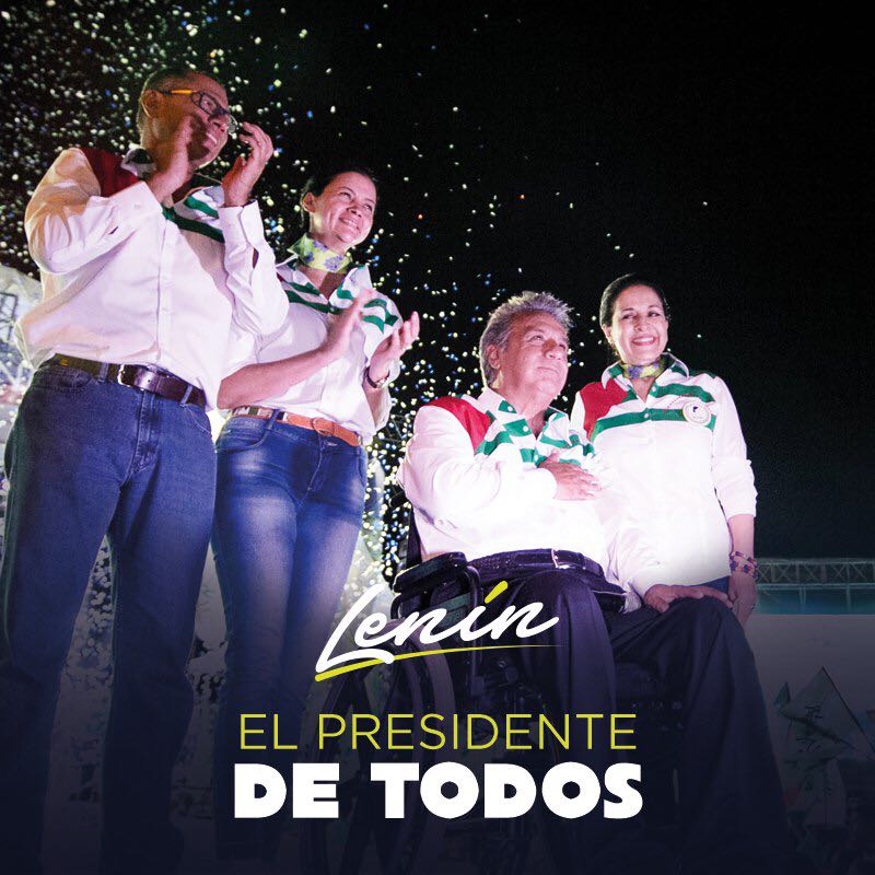 paocas1990's tweet photo. #LeninPresidenteDeTodos porque el pueblo ya no come cuentos de ningún banquero .@MashiRafael @VivianAssange @Dantelo70 @Coalicionnos https://t.co/goYTobkk2h
