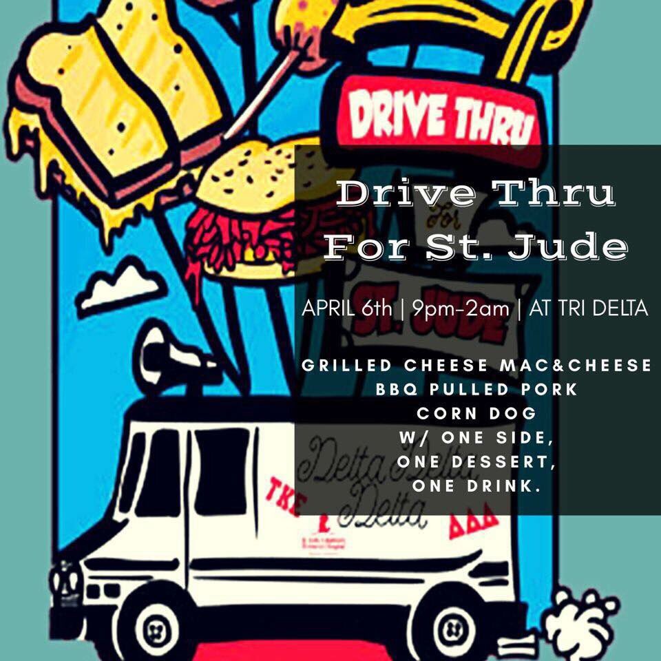 KSU_TKE's tweet image. Don't forget this Thursday from 9 pm to 2 am we'll be having our Drive Through for St. Jude w/ the women of @KSUTriDelta. Tickets are $6!
