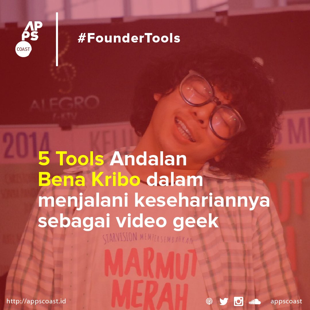 appscoast's tweet photo. Mau tahu 5 tools andalan Bena Kribo dalam sehari-hari? Yuk cek di sini:
https://t.co/xPyXgl174i

#startup #indovidgram #benakribo https://t.co/jiJCGWCPUT