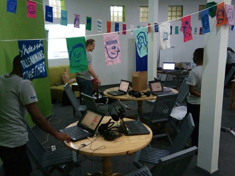 kiotahub's tweet image. @codebus_africa on final settings before we start two days #CodingEvent  here @kiotahub 
#KiotaTotoa