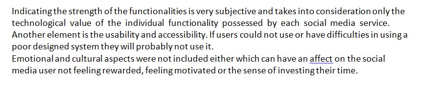Group20wed1100's tweet photo. Identify and discuss some of the limitations of the Honeycomb Framework by Kietzman et al.( 2011). #SRMS6Q4 https://t.co/lZPNSmHjk4