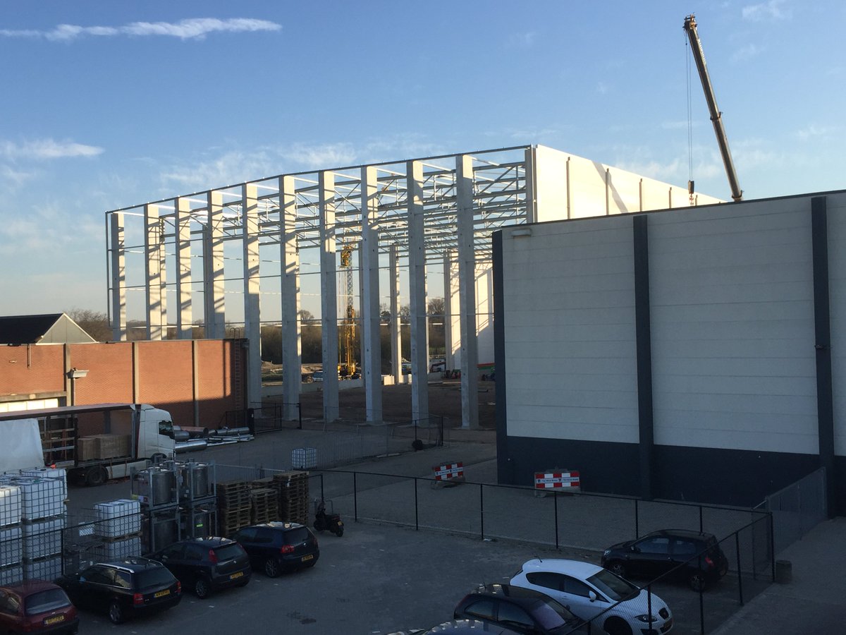 edwinwopereis's tweet photo. Update warehouse extension #Kramp Varsseveld. #KrampInProgress #KrampNL https://t.co/OxrQeSPovl