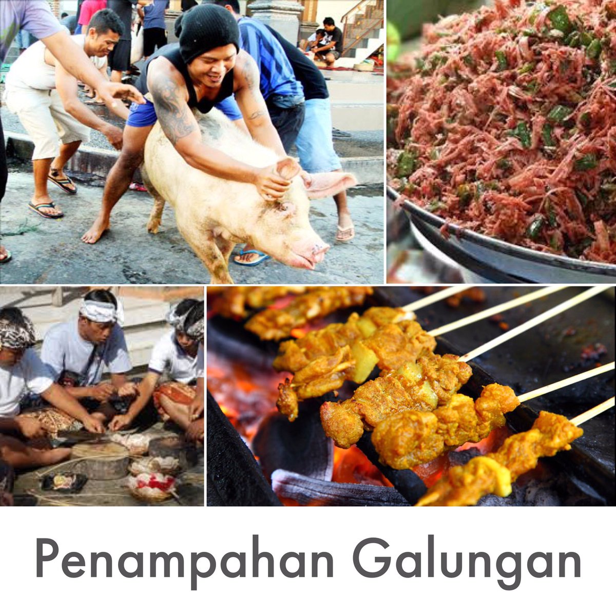 KutabexBar's tweet photo. Penampahan Galungan 040417
Penampahan means “slaughter” in Balinese and it is the final day of preparations before the actual Galungan day. https://t.co/DiMX1zHgG7