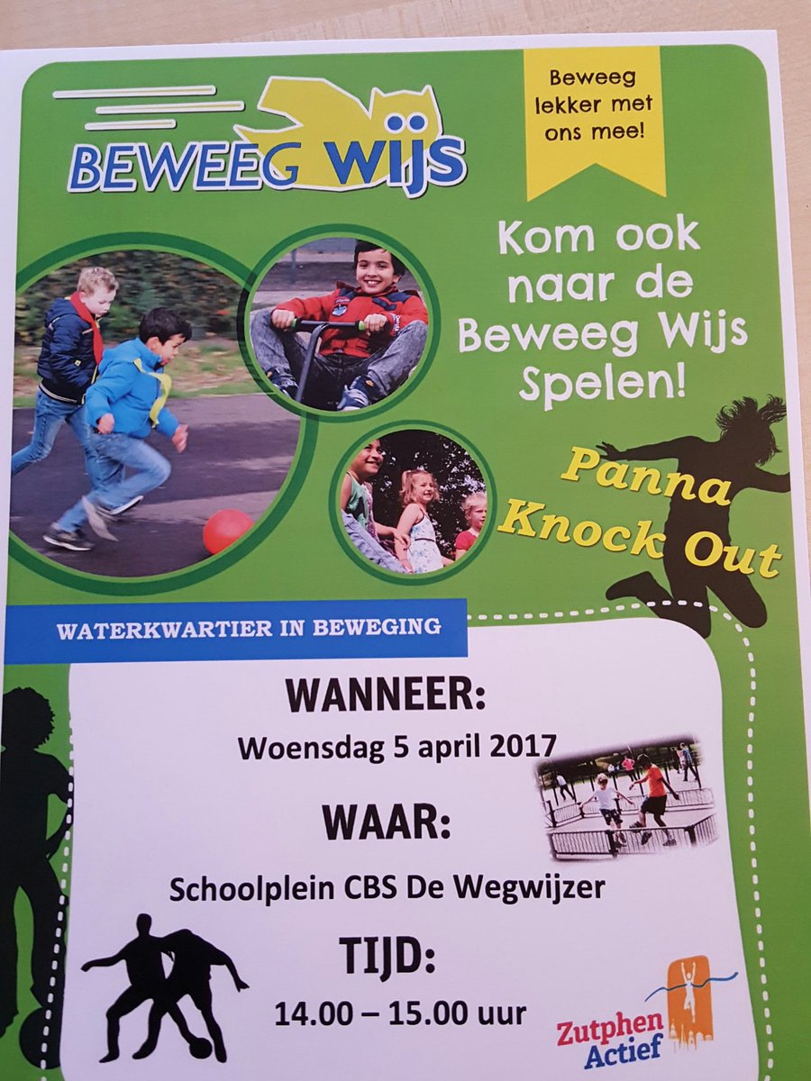 <a href="/Wegwijzer4/">KC De Wegwijzer</a> woensdag oefenen met de bal hooghouden, panna bij elkaar maken en lekker voetballen. Jij komt toch ook? @BeweegWijs <a href="/Marit_BW/">Marit Jacobs</a>