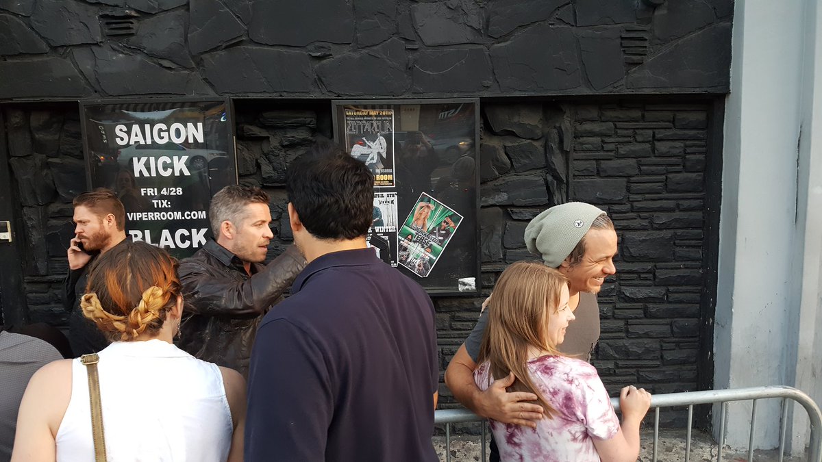 exzachly815's tweet photo. .@sean_m_maguire &amp; @MRaymondJames have arrived for the #Oxfam event at the Viper Room https://t.co/RY2WfQPt8H