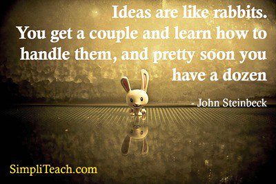 SimpliTeach's tweet photo. May you have more 'rabbits' than you can handle when it comes to creative #teaching ideas! #training #elearning https://t.co/zg59Rpgztc