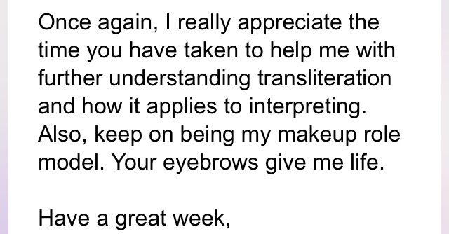 emaleighbear's tweet photo. When someone sends a professional email to me with this ending ๐๐ผ๐ญ#lifegoalscompleted https://t.co/4G00HfvFD3