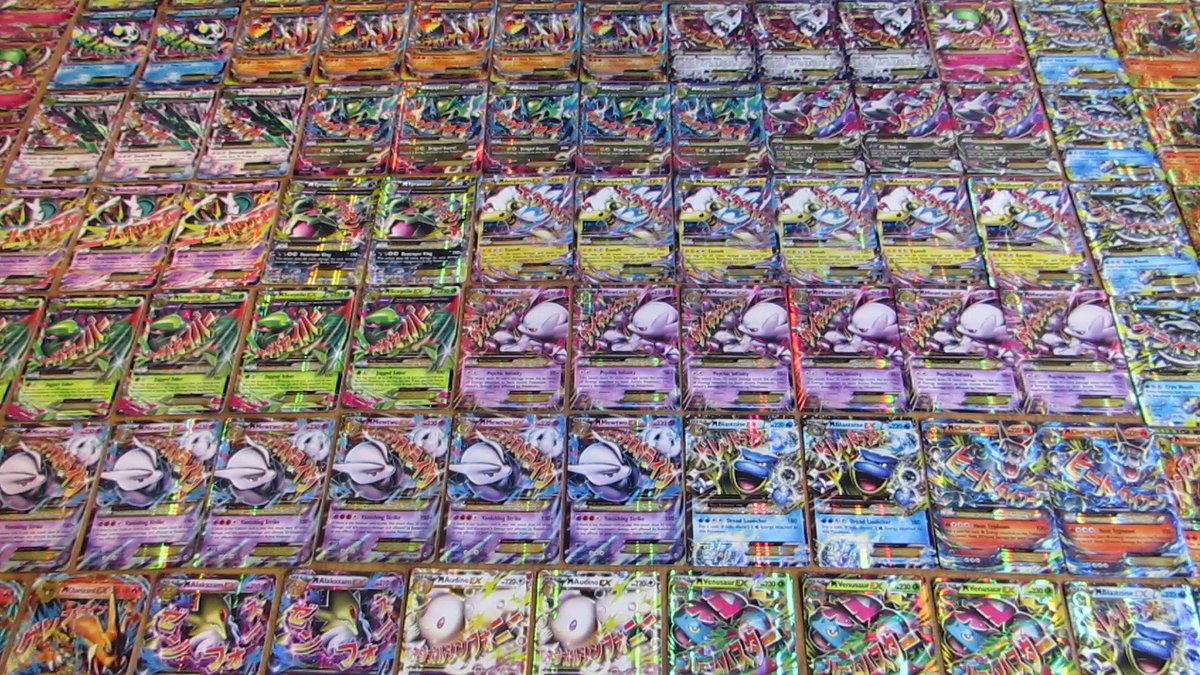 PrimetimePkmn's tweet photo. My Pokemon Mega EX Cards that will be in my collection video tomorrow on YouTube.
#PokemonCardCollection #MegaPokemon #MegaEX #YouTube https://t.co/ryUT7LkZIc