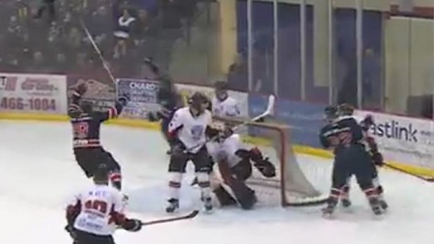 BarDown's tweet photo. The way this hockey team lost the championship will make you sick to your stomach. VIDEO @ https://t.co/vzx9GAdITF https://t.co/WPocZzueZY