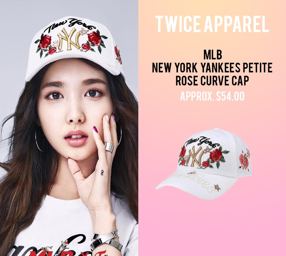 Twice Apparel Na Twitteru Nayeon Mlb New York Yankees Petite Rose Curve Cap Approx 54 00 Nayeon Twice 나연 트와이스 T Co 1nfxdbenx4 Twitter