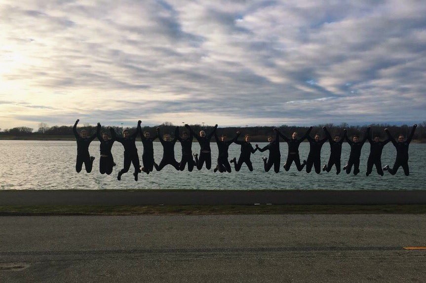 shaneerah's tweet photo. Thanks to my amazing teammates for an amazing senior year season! I couldn't think of a better way to end my 13-year skating career!💙 https://t.co/wd5oBgrIYL