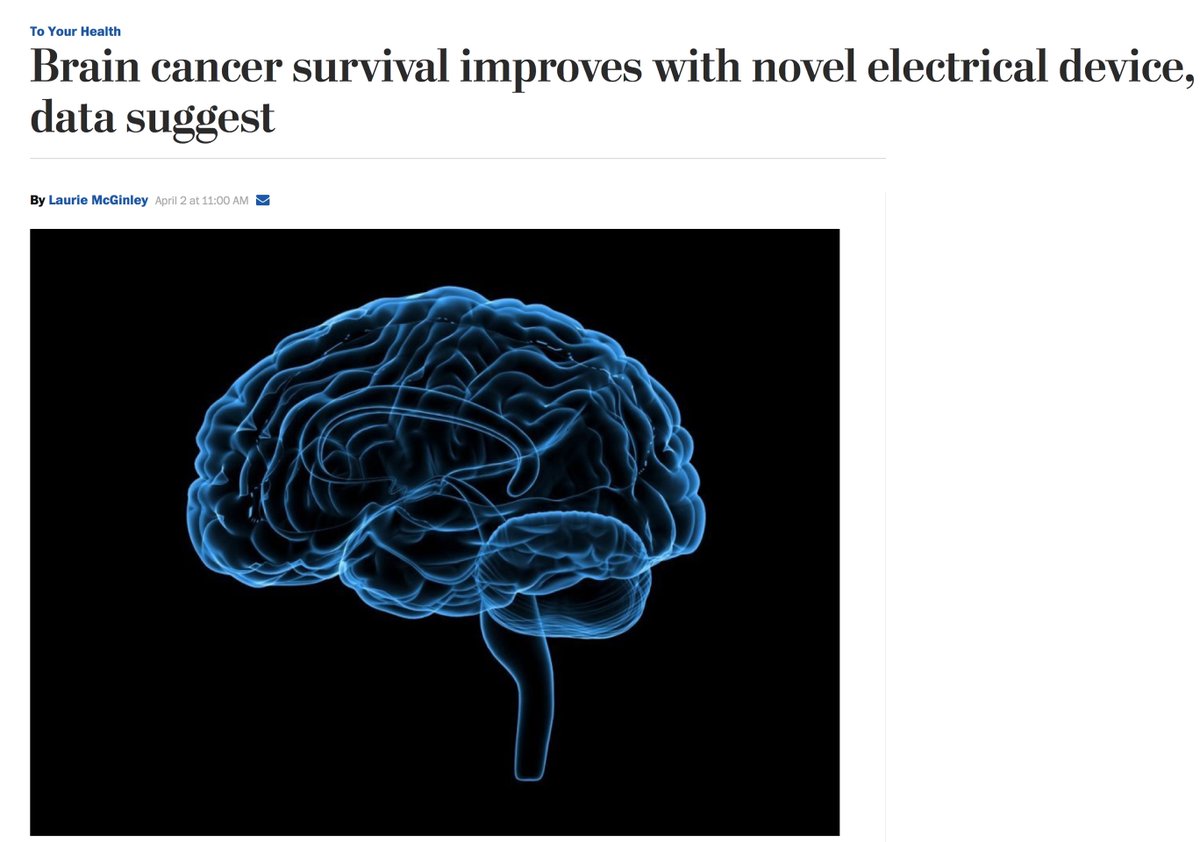 Eric Topol Brain Cancer Treated W Electrical Fields For 21 000 Month T Co Dyl6kwppih By Lauriemcginley2 Posthealthsci cr17 Novocure T Co Ul9flayhwq