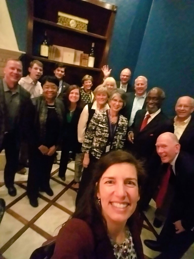 CarrieTergin's tweet photo. This is what #Partnership looks like! @MissouriState @UCentralMO @ClifSmart @UCMAmbrose #AGB2017 #MakingMissouriBetter #SelfiewiththeMayor https://t.co/gNaujr2Wyz