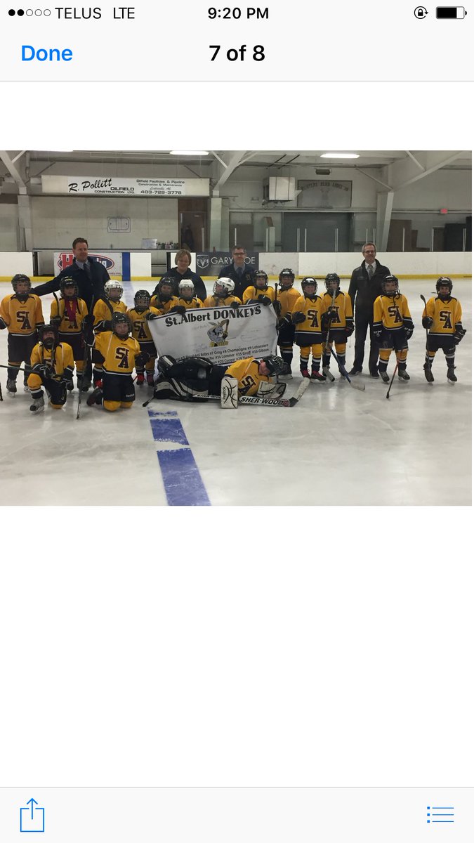 BrianLaboss's tweet photo. @Hockey_StA @Raven_Hockey Tournament of Champions, A Division winners. St. Albert Novice Donkeys #champs #30flex https://t.co/5U2nb00pTv