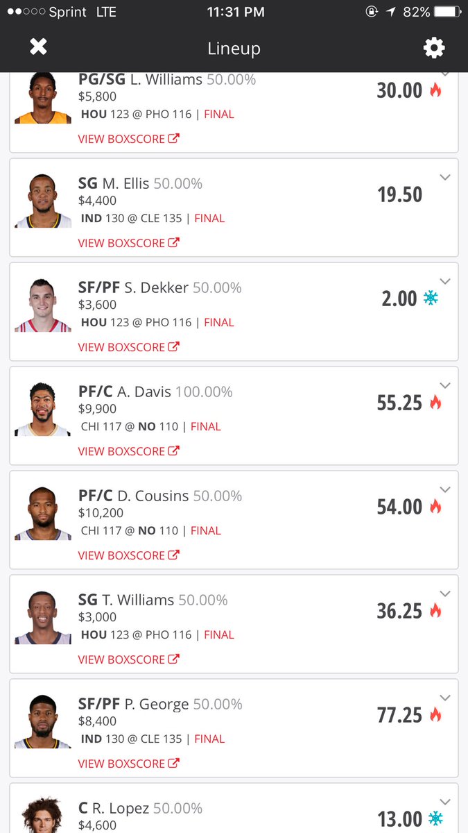 LockedINSport's tweet image. FD: 332.2 DK: 287.25 💰💰💰 even with Dekker's dud...time for baseball tomorrow! ⚾️