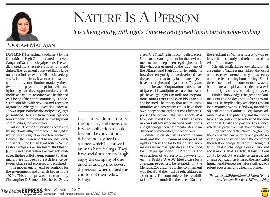 poonam_mahajan's tweet photo. Nature Is A Person

https://t.co/Wu402E1tkd

Via @IndianExpress https://t.co/xqn27vOzde