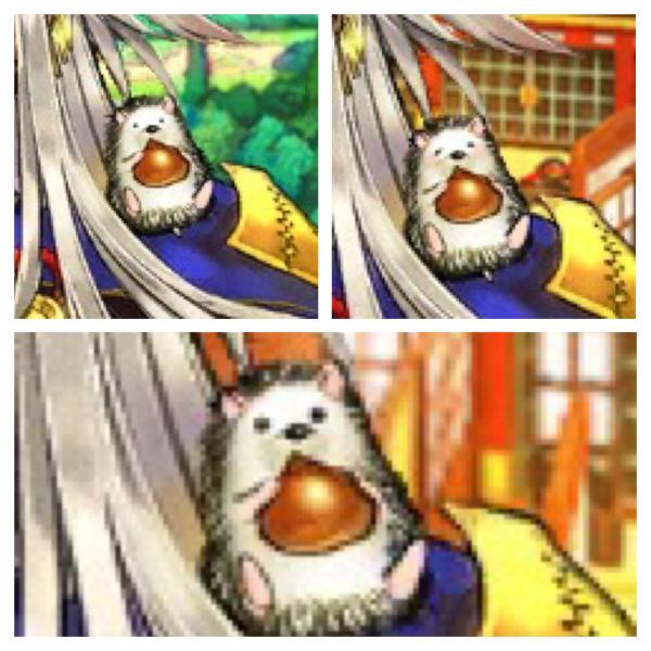 白猫プロジェクト攻略 9db クリュウの肩についてるハリネズミ クリュウの表情に合わせてハリネズミも表情がついてる 左上 びっくり 右上 にっこり 下 普通 T Co Rw42tglcj7 白猫 雑談板