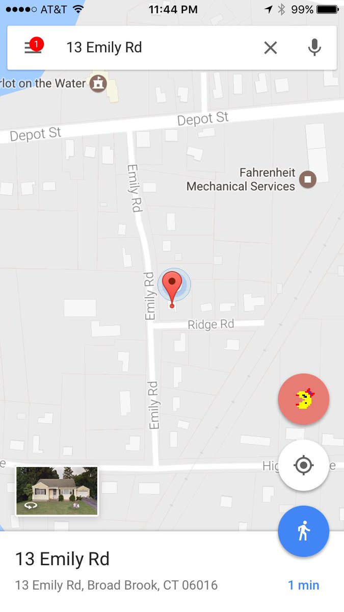 MrKevinHinkle's tweet photo. So I was getting directions on @GoogleMaps and this happened. Mrs. PAC-MAN?! Forget getting to where I needed to go. #GameOn #MyGoogleMaps https://t.co/PGjWp3YTsR