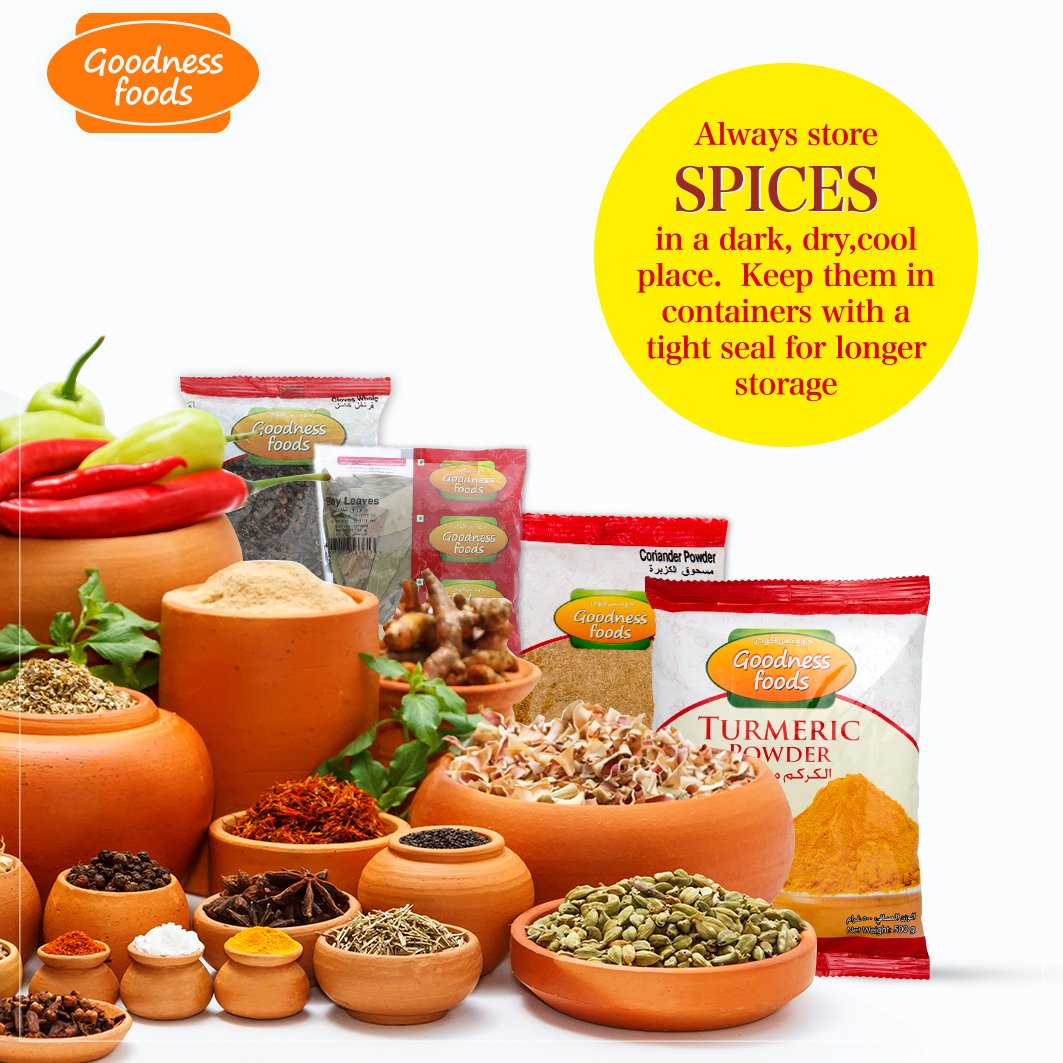 Goodnessfoodsme's tweet photo. #SpiceTip! Here's something you need to know to keep spices as sizzling as ever!
#Spices #KitchenHack https://t.co/7yj0GVFKBr