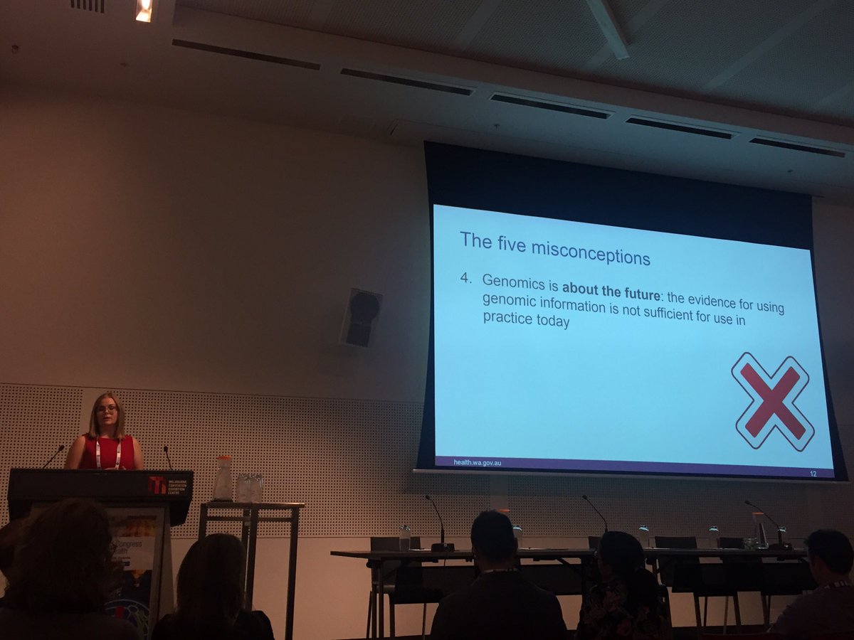 Karla_Lister's tweet photo. Genomics is not the future...it's here now...and relevant to public health!! #WCPH2017 https://t.co/JYOyJb4c1n