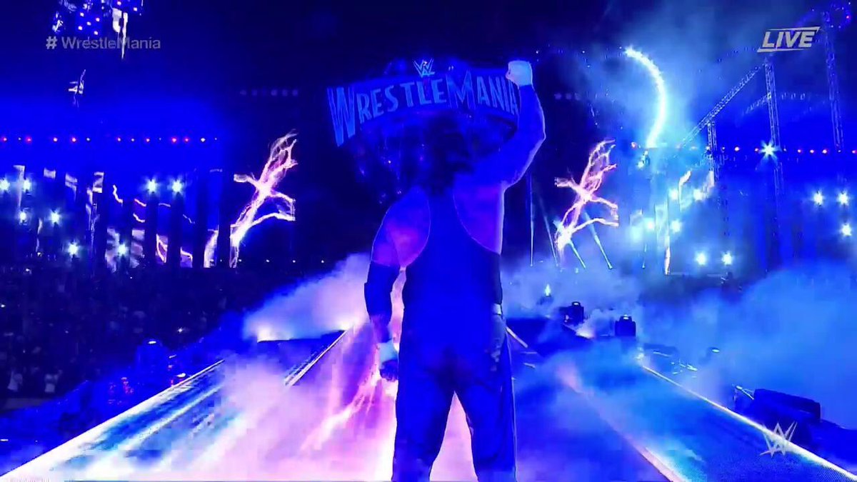 AndrewFord7's tweet photo. #ThankYouDeadman for some of the best memories of my childhood and @JRsBBQ with the perfect call took me back to my youth. #Wrestlemania33 https://t.co/mqjM3Q8aId