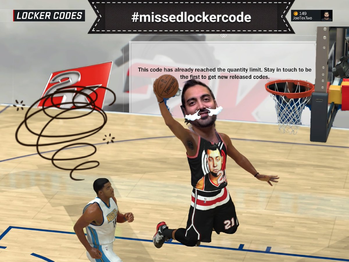 JoeTexOne's tweet photo. @Ronnie2K #PinkDiamond #NBA2K17 what it feels like when you miss a #PinkDiamondcode https://t.co/u4m04pOiz6