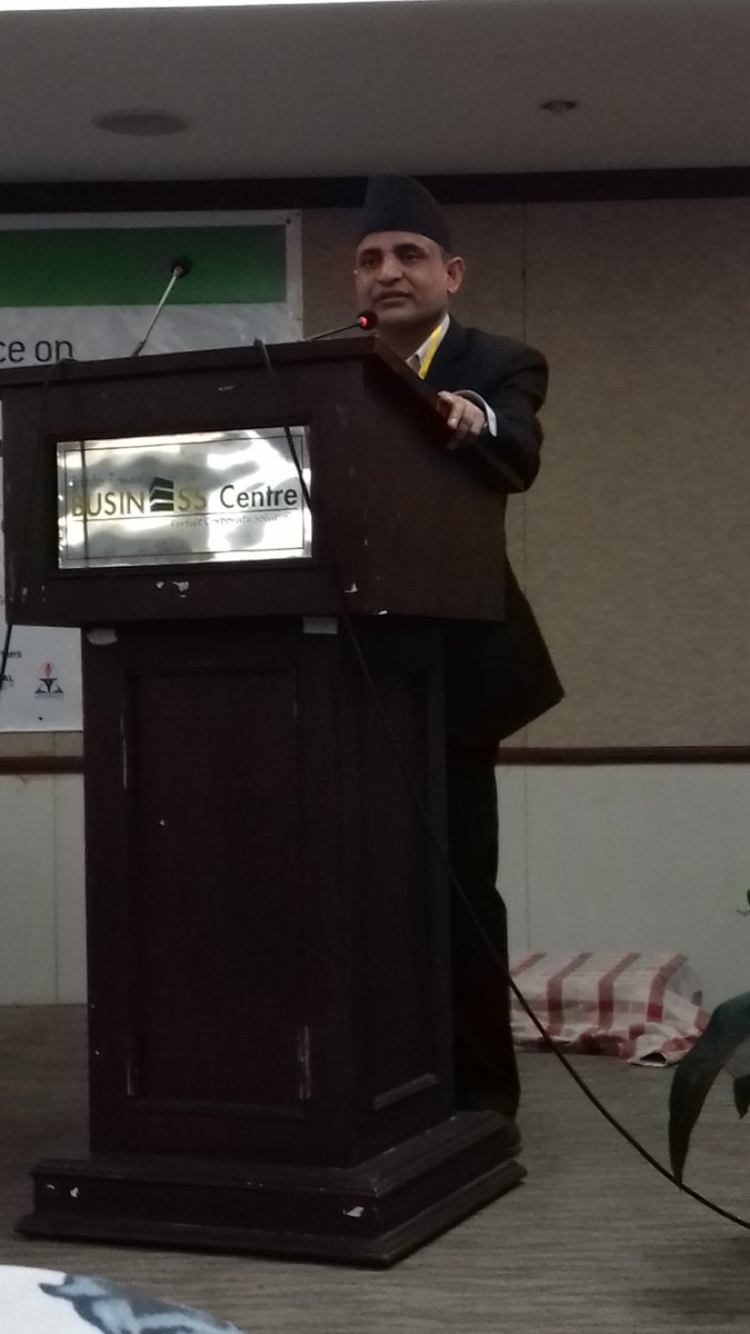 ISETNepal's tweet photo. Dr. Dinmani Pokhrel weighs in on the responsibilities of the youth to create a sustainable society #HKC #GCESD #cdestu https://t.co/MsuypBqzUI