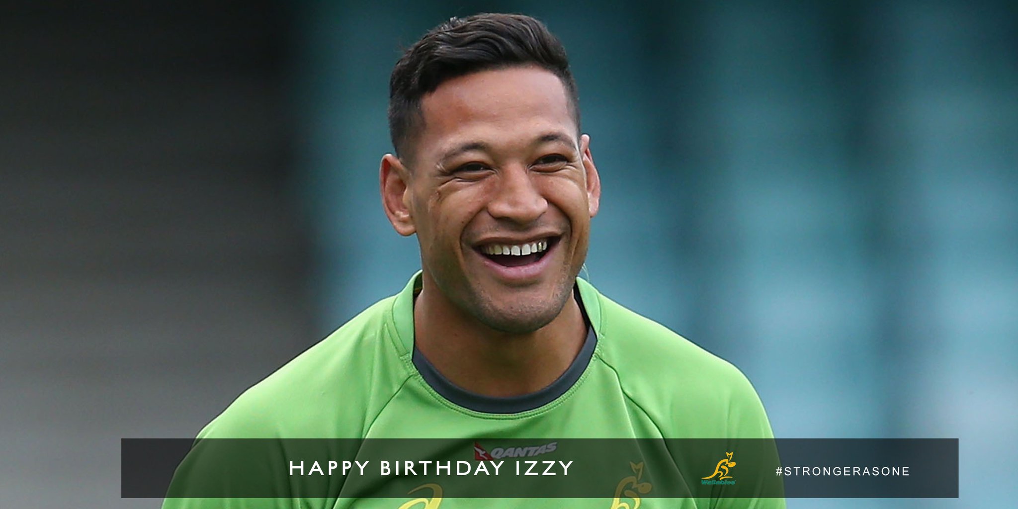 Happy birthday to Wallaby 867, Israel Folau! 