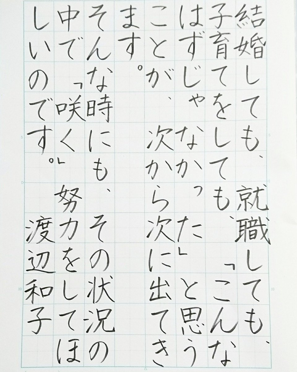 Kadu かづ Twitterissa 座右の銘と言っても過言ではない 渡辺和子さんの 置かれた場所で咲きなさい の言葉 渡辺和子 名言 格言 心に残る 置かれた場所で咲きなさい 手書き 座右の銘 手書きpost