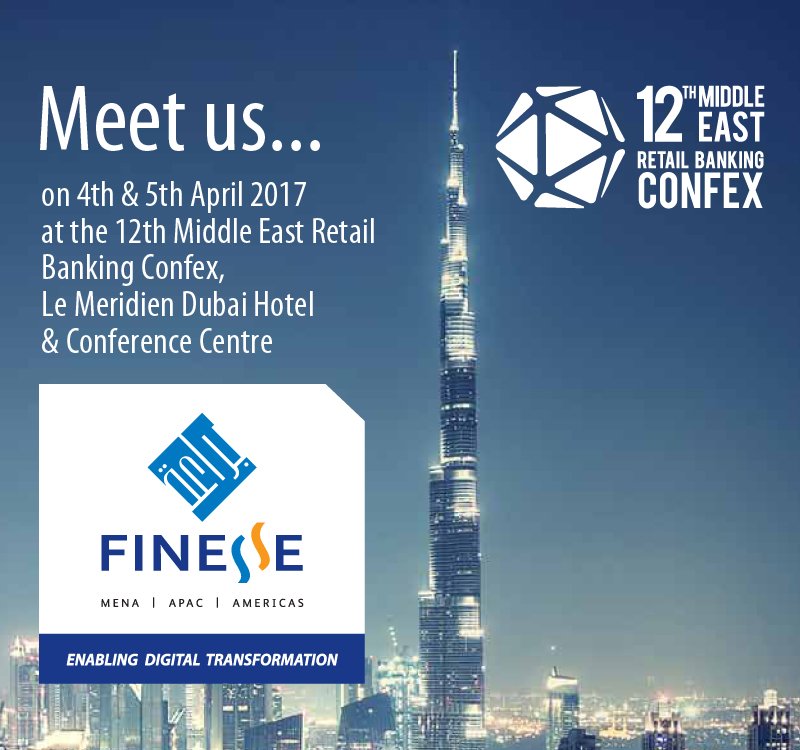 FinesseGlobal's tweet image. @FinesseGlobal team will be at the 12th Middle East Retail Banking Confex 2017. 
#Finesseglobal #finesseatevents #BFSIsolutions #MERB2017