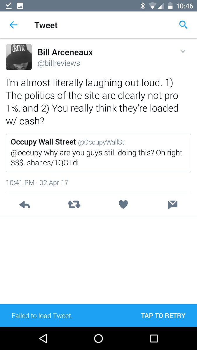 Occupy Wall Street tweet media