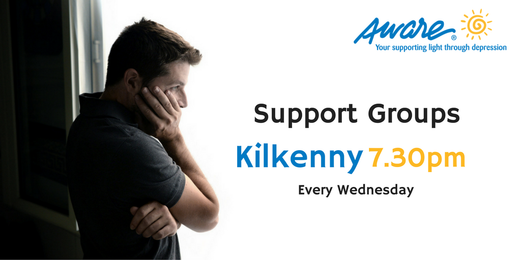 Aware's tweet photo. Support Groups for #bipolardisorder #depression take place every Weds in #Kilkenny free, peer support, no judgement https://t.co/QZdGFmDzli https://t.co/ueAzzUJONy