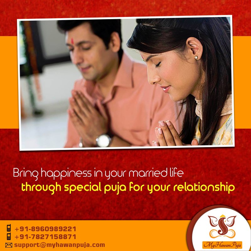 MyHawanPuja's tweet photo. If you are facing problems in your married life, then perform #specialpuja and bring peace and happiness in your married life. https://t.co/ll7Dxmcw0c