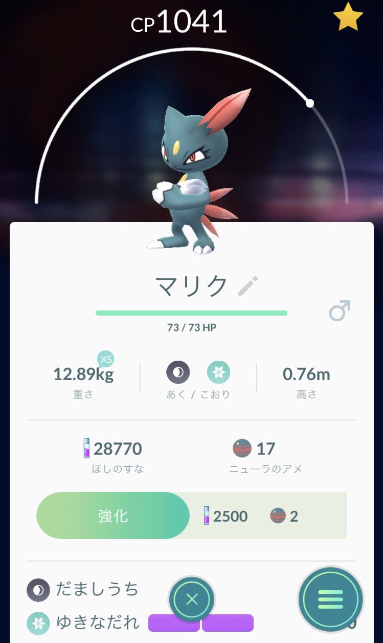 海月ちい クラチー Sur Twitter 7日目ボーナスで2個目の王者の印が来たので ヤドキングに進化ぁ 大文字ヤドキングって強いの そして 卵から初ニューラ君 来たー よっしゃー これでマニューラへの準備ができたぁ ポケモンgo