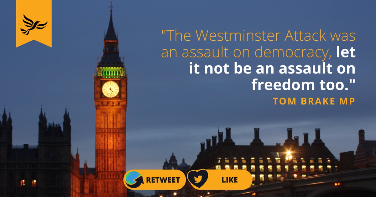 The Westminster attack was assault on democracy – let it not be an assault on freedom - my article for The House - bit.ly/2oAQxkc