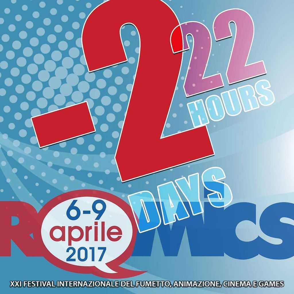 RomicsOfficial's tweet photo. -2 giorni e 22 ore a #RomicsXXI #games #movie #animation #comics 🎬📚💻 https://t.co/No9SOcnq70 https://t.co/Mo7xMt7OHb