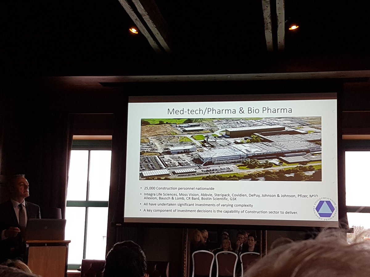 MidlandsGateway's tweet photo. Conor O'Connell, Regional Director of the @CIF_Ireland highlighting the importance of Life Sciences for regional employment in Ireland https://t.co/2n70gCtW1c