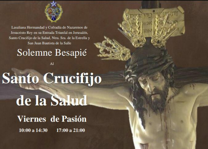 Besapie Santo Crucifijo de la Salud.