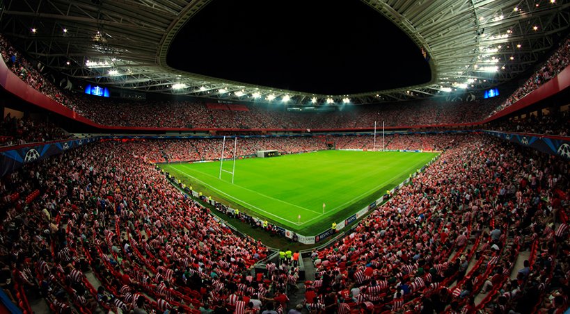 ferugby's tweet photo. ¡¡Buenas noticias para el #rugby español!! San Mamés acogerá la final de la @ChampionsCup  y la @ERChallengeCup 2018
https://t.co/V60zQieEHB https://t.co/GUUV2dy9Iv