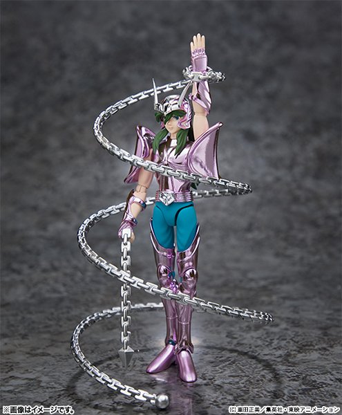 東映アニメーションオンラインショップ 聖闘士星矢 フィギュア D D Panoramation 青銅聖闘士4人目 星雲鎖 アンドロメダ瞬 ご予約受付開始 ネビュラチェーン の各種エフェクトは攻撃 防御 かまえなどを表現する全5種が付属 T Co