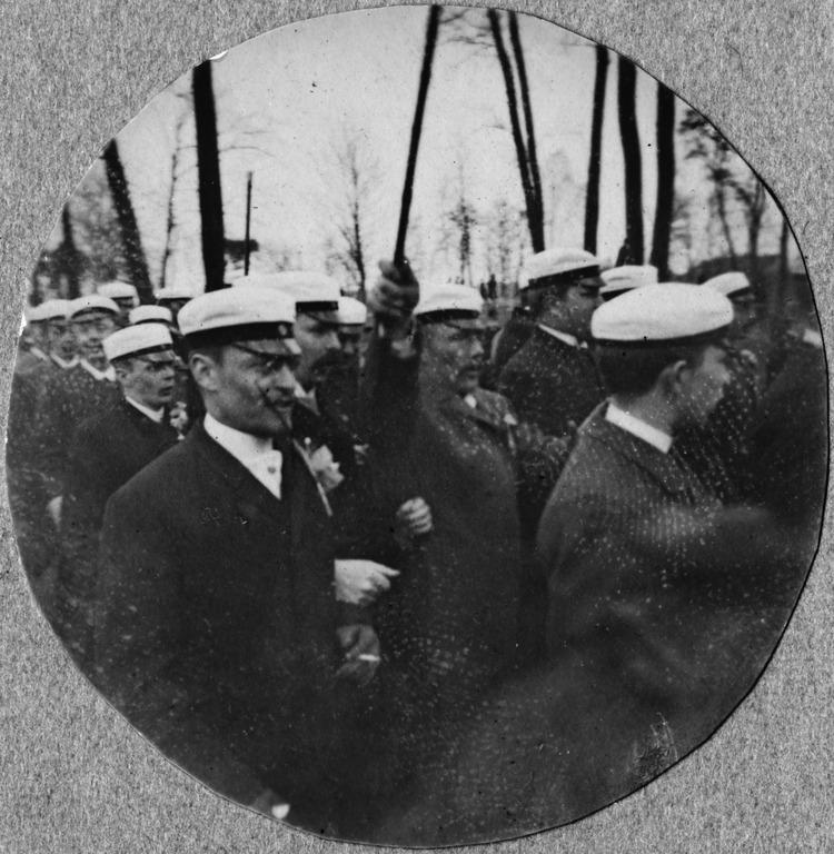 Wasastjerna Nils, 1892: Opiskelijoiden vapunviettoa. (Kaupunginmuseo, #helsinki)