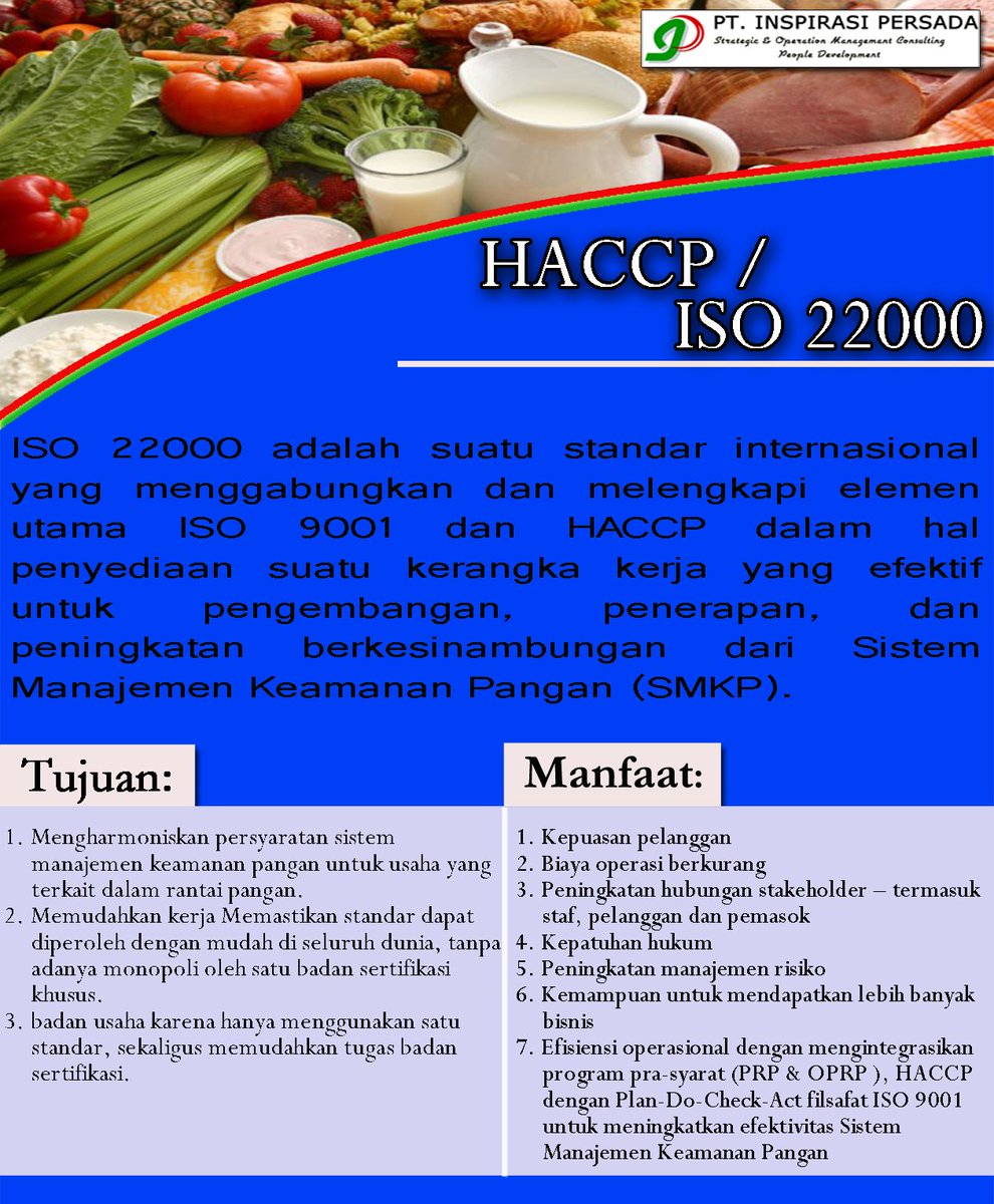 Pt Inspirasi Persada On Twitter Tujuan Dan Manfaat Dari Haccp Pt Inspirasi Persada On Twitter Tujuan Dan Manfaat Dari Haccp