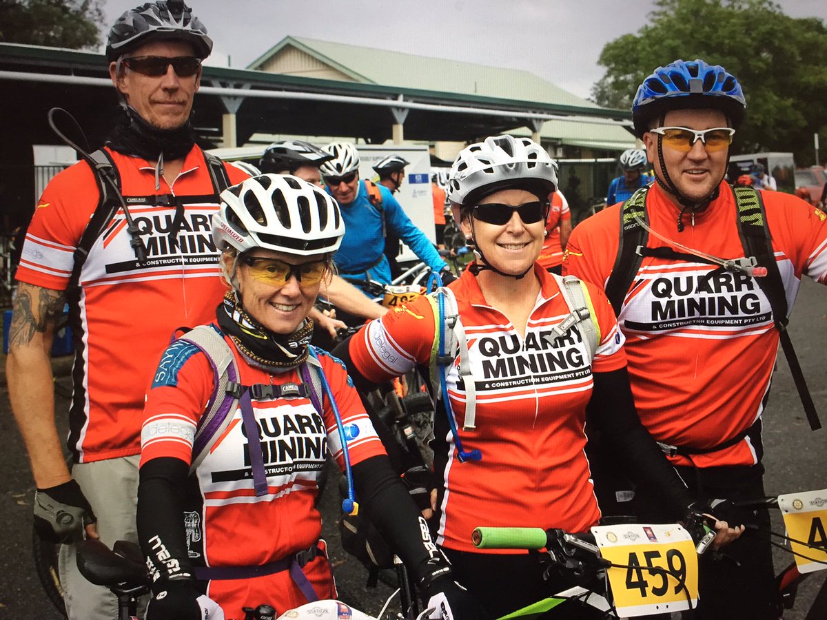 QuarryMiningau's tweet photo. Team QM yesterday pedalling for the helicopter again at the Kurri Coal Face Pedal 
A massive thanks to them and the other sponsors. https://t.co/diZVxCQpzr