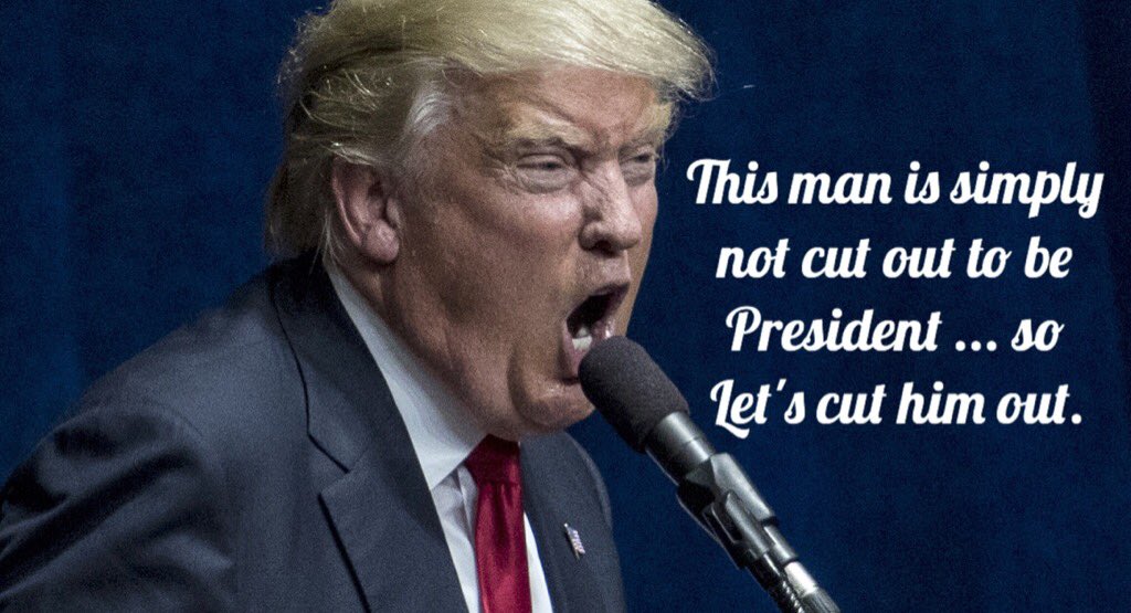 jarrahdale1's tweet photo. #donald #trump #notfit to be #president #insane #mentally-ill #deranged #mad #sick #danger2humanity @nobby15 https://t.co/x2iQQdvI4s