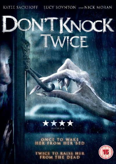 Get <a href="/DontKnockTwice/">Don't Knock Twice</a> on DVD,  stars <a href="/LucyBoynton1/">Lucy Boynton</a> &amp; <a href="/kateesackhoff/">Katee Sackhoff</a>, as a young woman unleashes a child-stealing witch in #DontKnockTwice