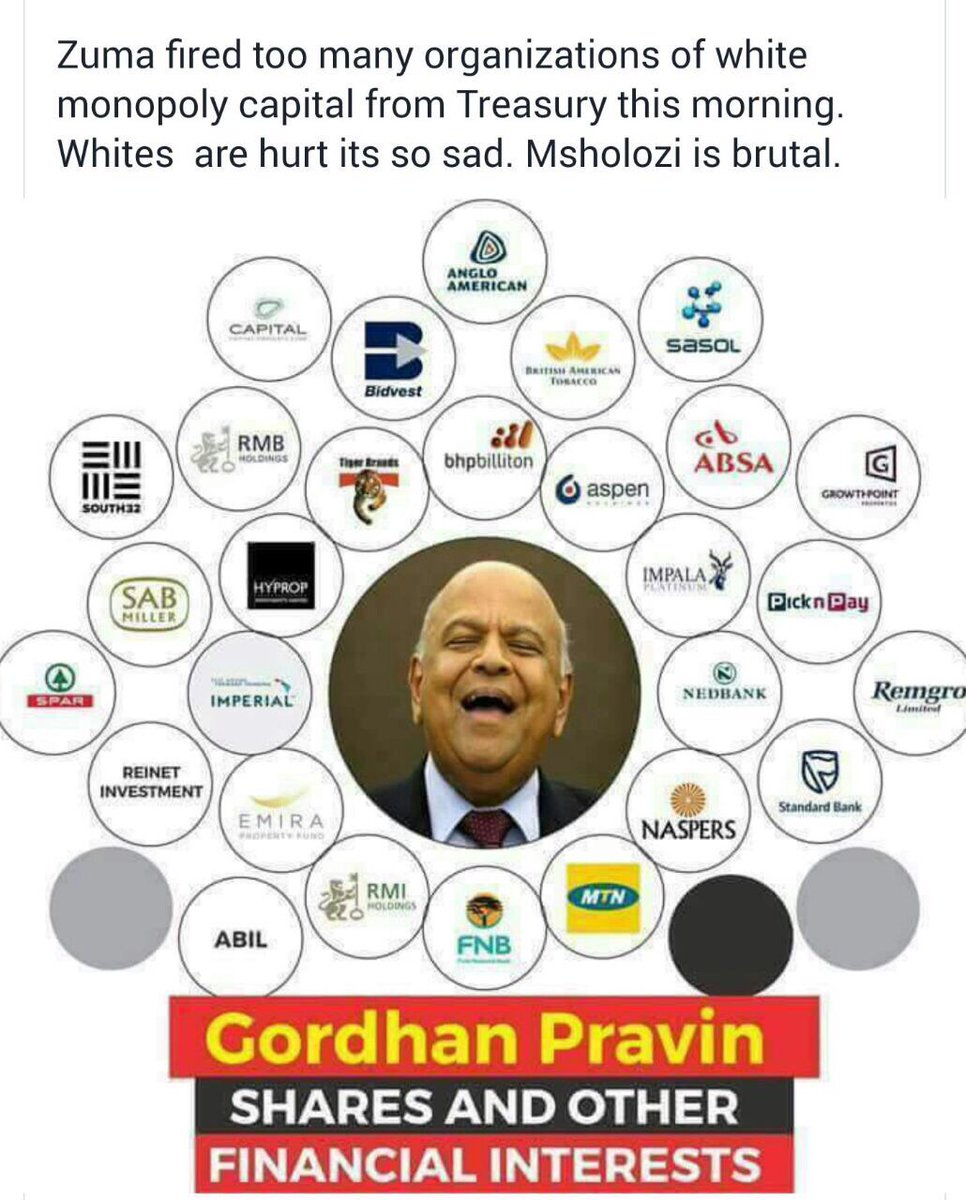Why is a #BlackMonday not #WhiteMonday they are the ones whose Interests are Affected with all this Shuffle