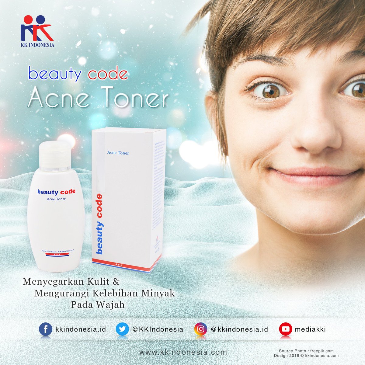 KKIndonesia's tweet photo. BEAUTY CODE
Agne Toner
#kkindonesia #beautycode #acnetoner #wajahmulus #jerawat #wajahcantik #cantik #kulitberminyak https://t.co/PawGhPk8Ac