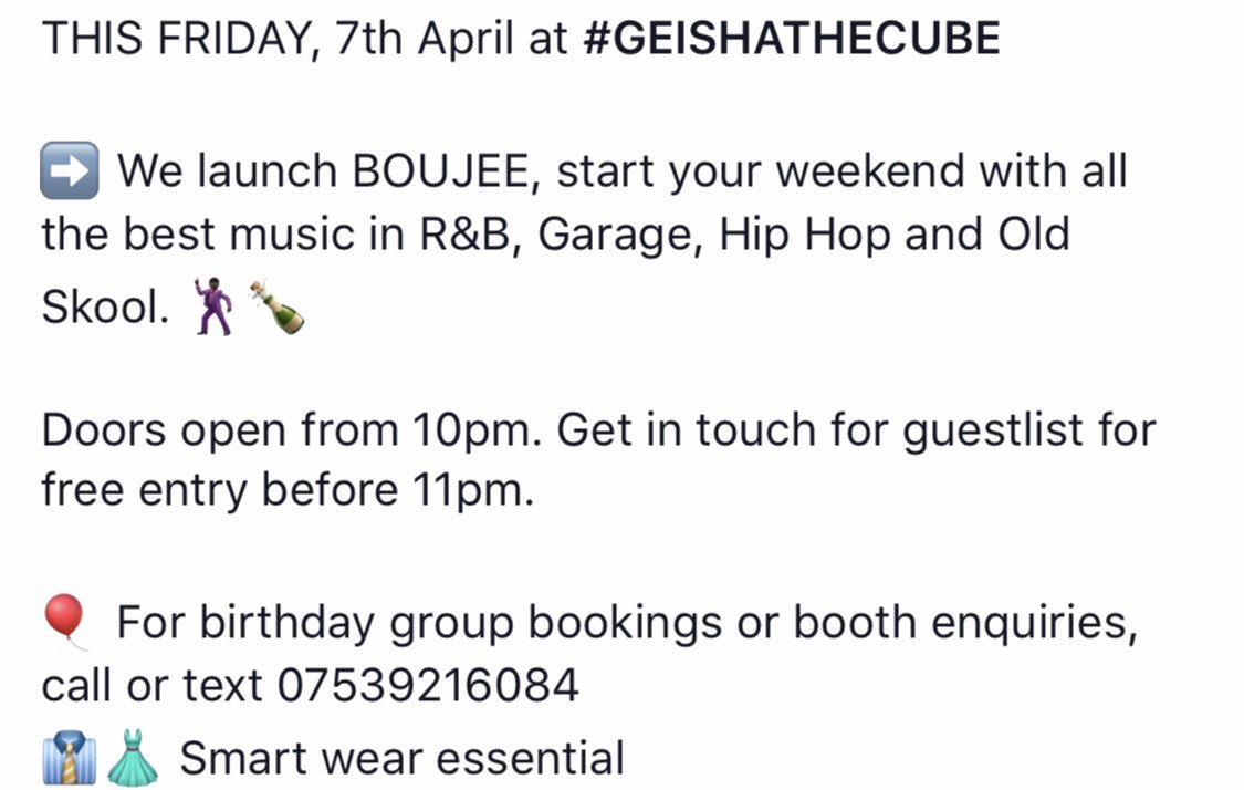 geishathecube's tweet photo. This Friday at #GEISHATHECUBE https://t.co/2FKqrccSJA