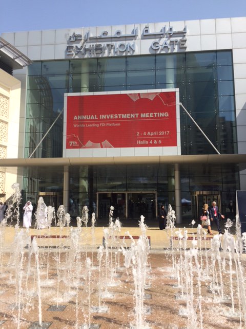 Sedo's tweet photo. We're at the "Annual Investment Meeting" in Dubai, presenting domains as a valuable asset. See where we'll be next: https://t.co/raA8rGf4v9 https://t.co/SRUZAwVRU6