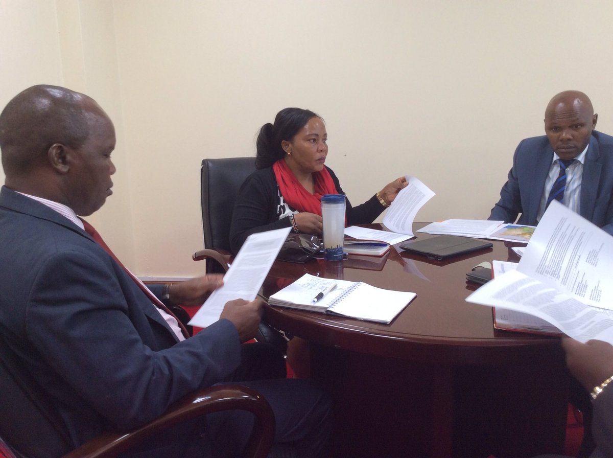 dr_mwakima's tweet photo. The team I had a meeting with in my office to work on Kenya Wildlife Conservation Trust Fund @kwskenya @Environment_Ke @MyGovKe https://t.co/ob6e4JVEYH